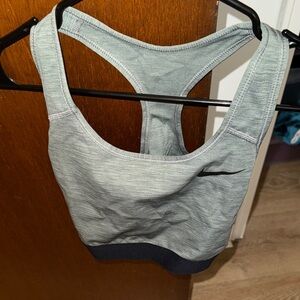 Nike Women's Heathered Gray Sports Bra